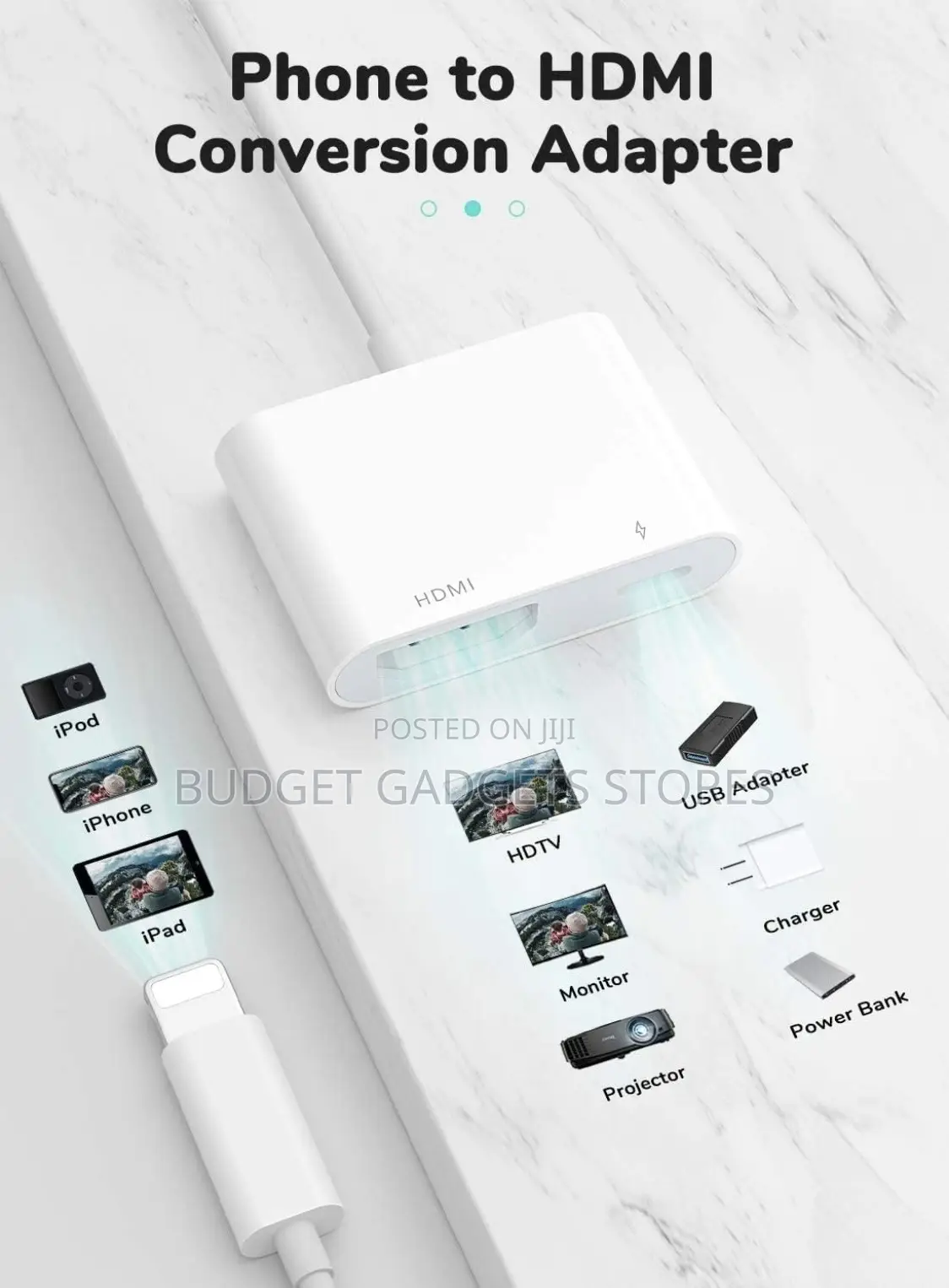 Apple(Lightning) to HDMI Adapter