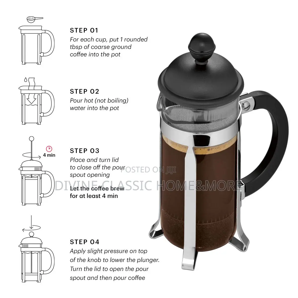 Bodum Caffettiera French Press Coffee Maker