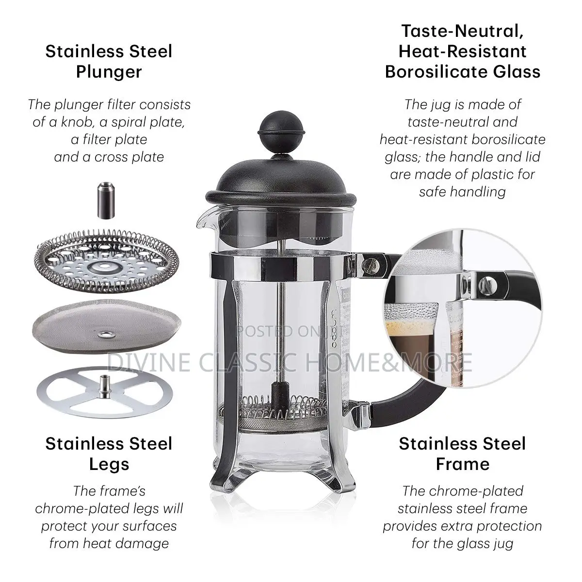 Bodum Caffettiera French Press Coffee Maker