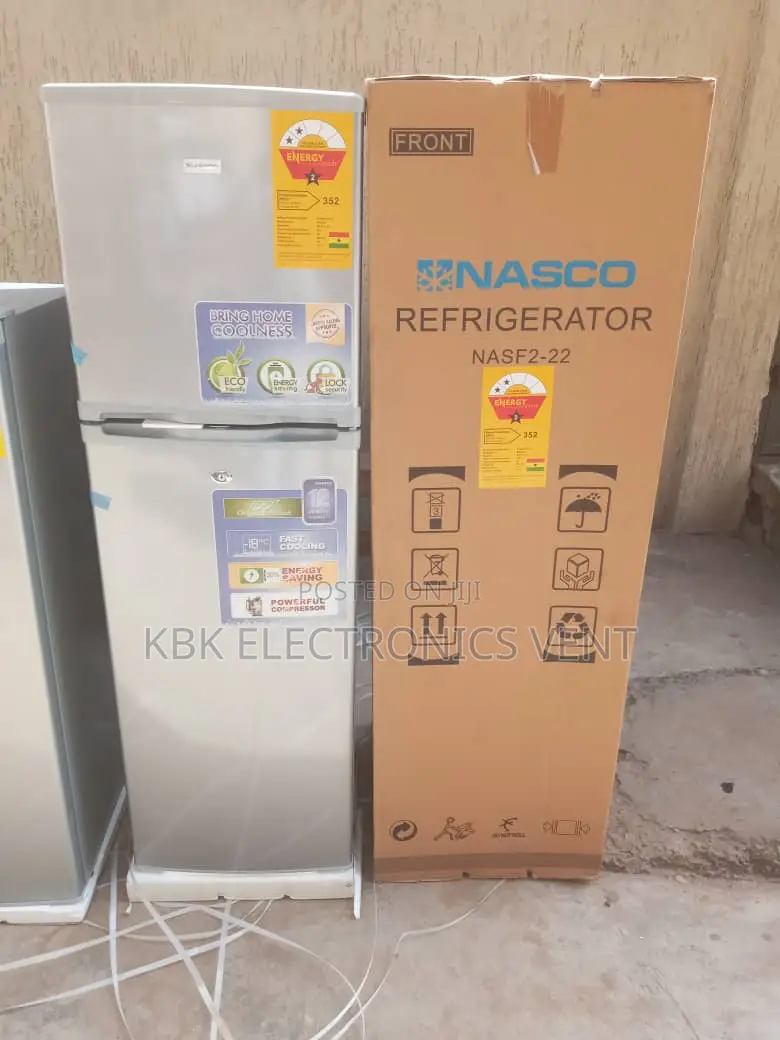 Nasco 166ltr Double Door Refrigerators