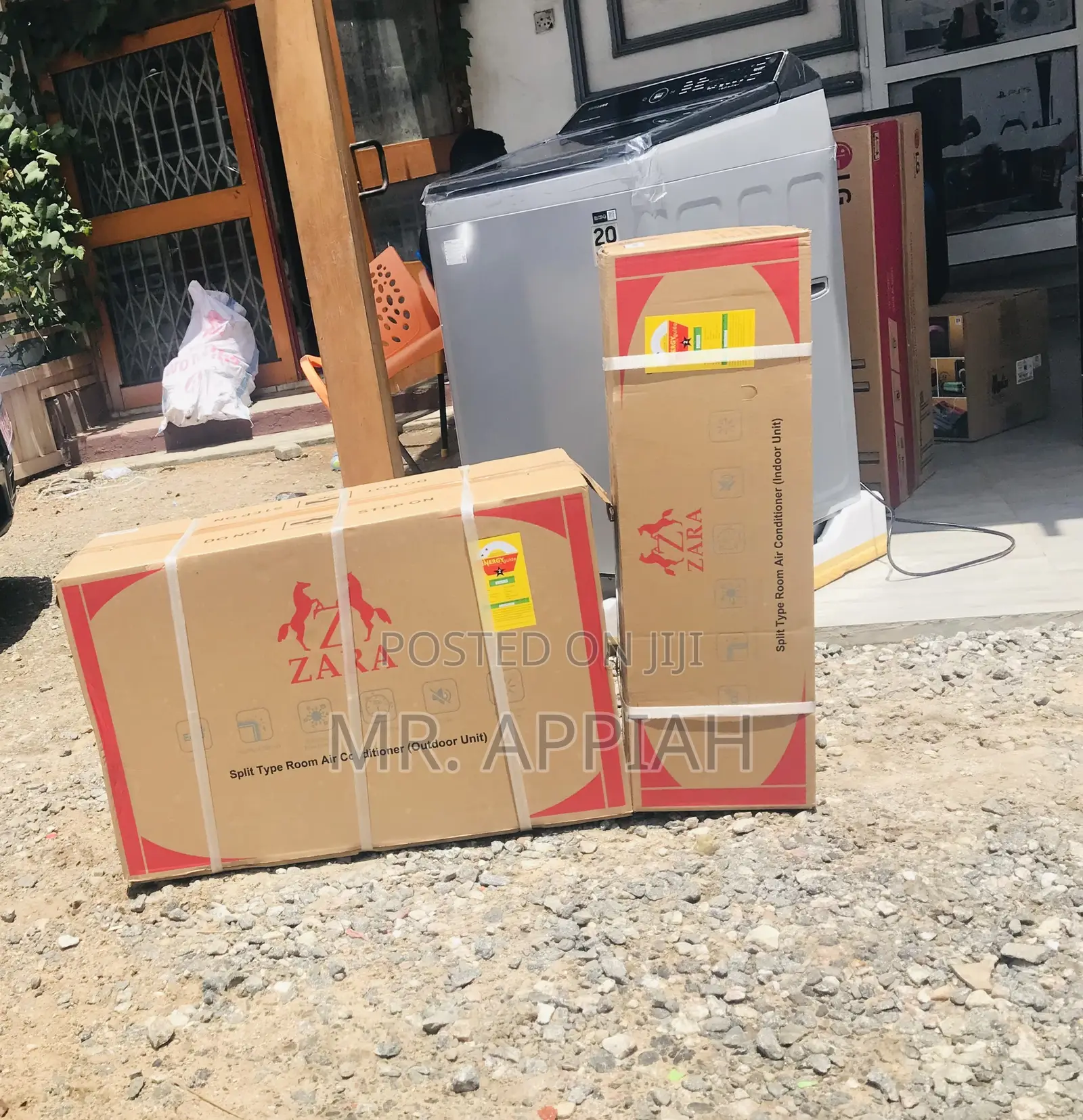 Authentic Zara 1.5hp Split Type Ac(White)R410 Gas.