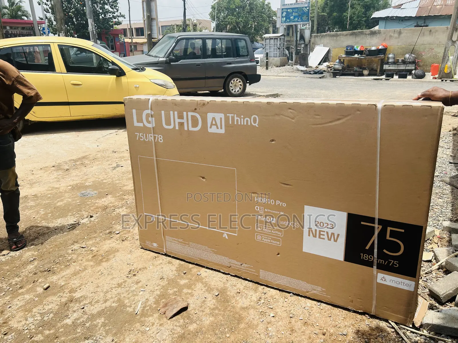 Best and Authentic UHD Smart Lg75”UR78 Tv