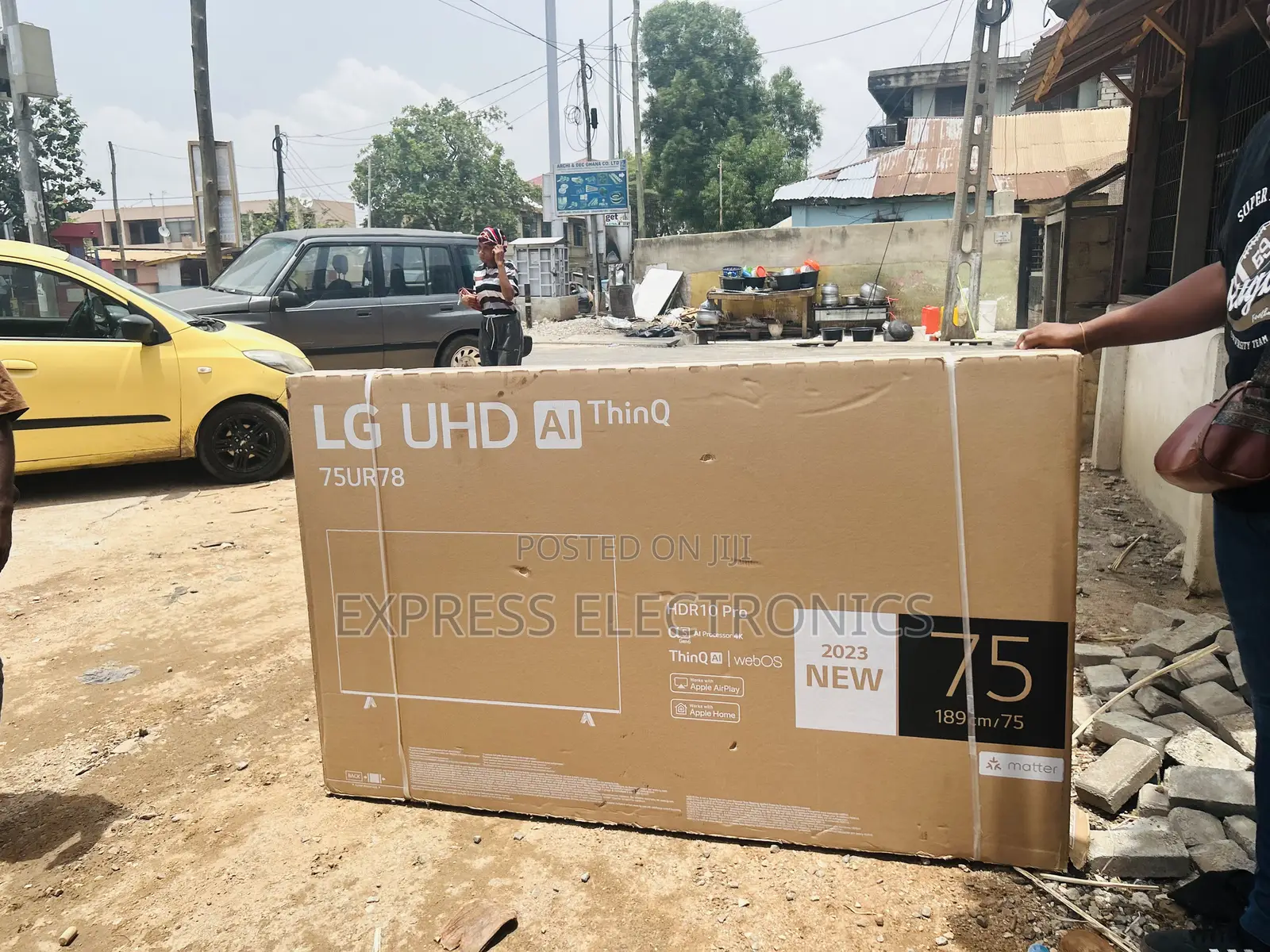 Original Pro UHD Smart Glossy Lg 75”UR78 Tv 