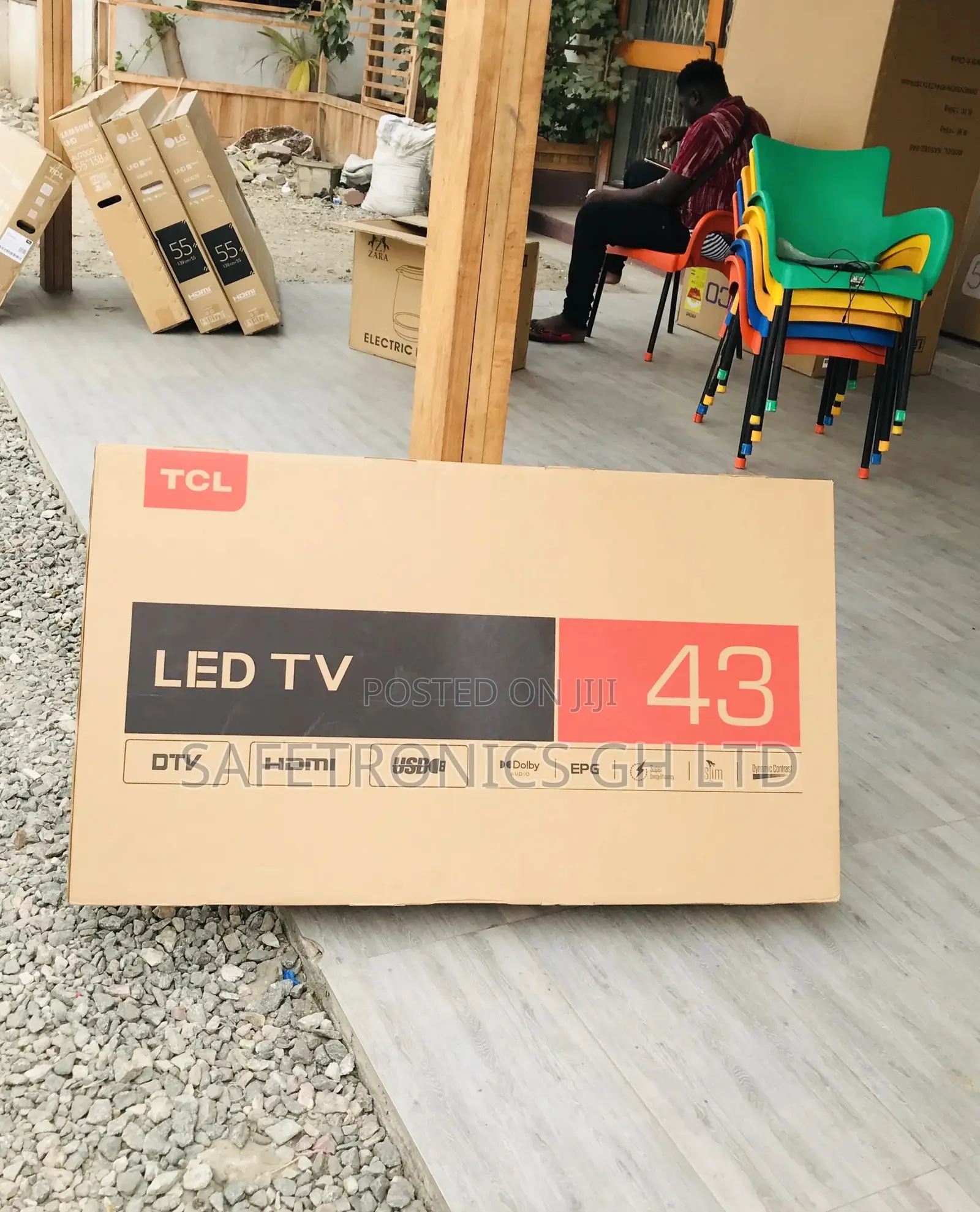 S5400A Glossy Led Black Electric TCL 43 Inches T