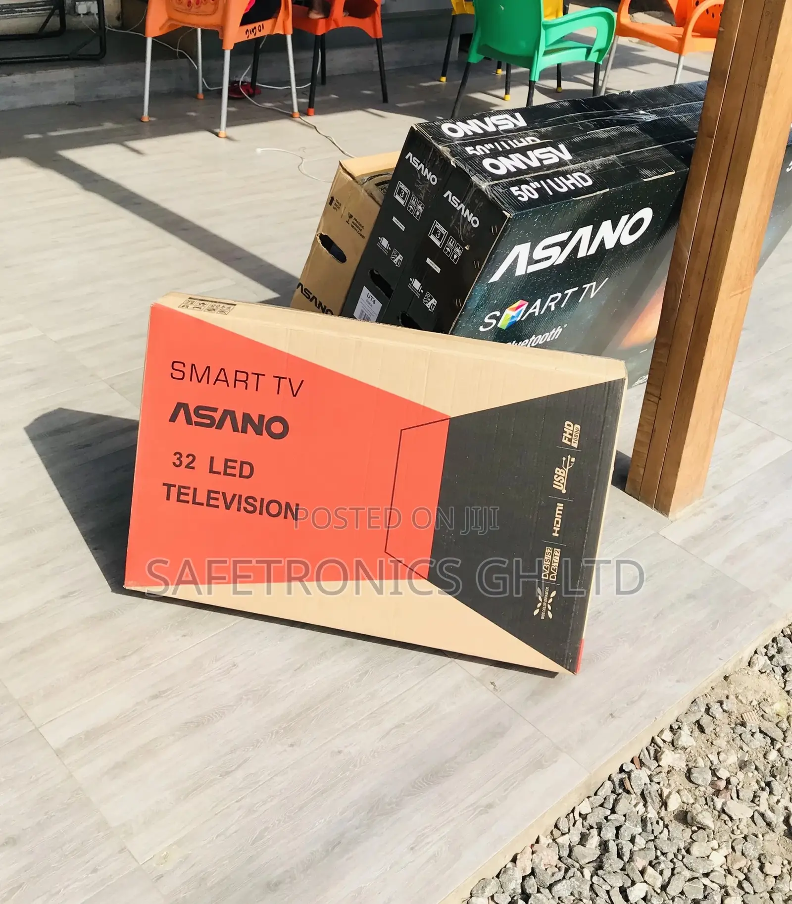 Smart 32 Inches Led Black Electric Asano Glossy Tv