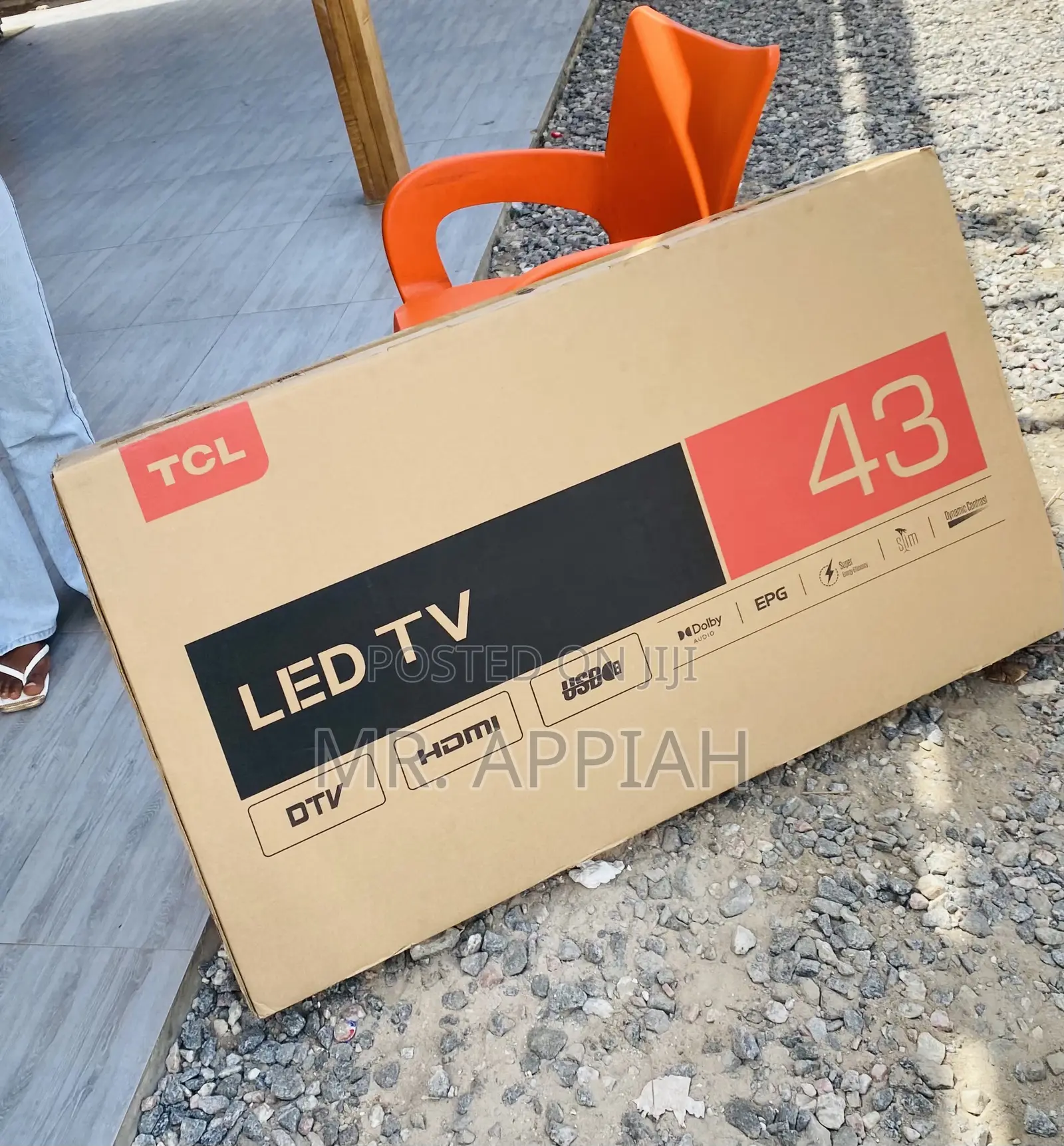 Authentic TCL 43d3200 43 Inch Full HD Electric Led Tv,Black