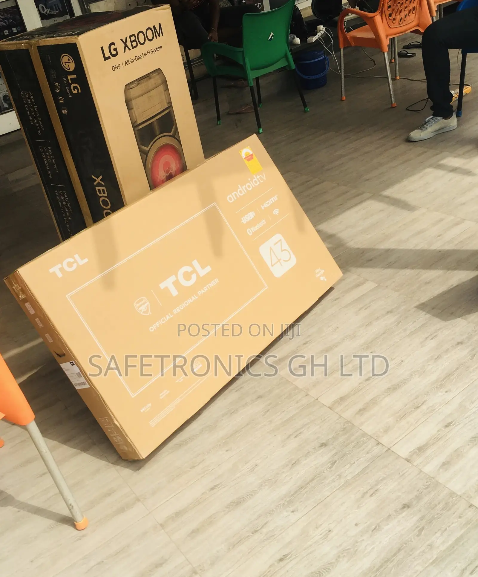 Smart Black Electric TCL 43 Inches Glossy Led P635 Tv