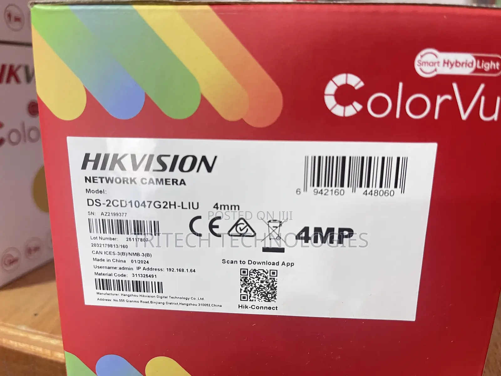 Hikvision Ds-2cd1047g2h-Liu(F) 4mp Color Vu With Sound