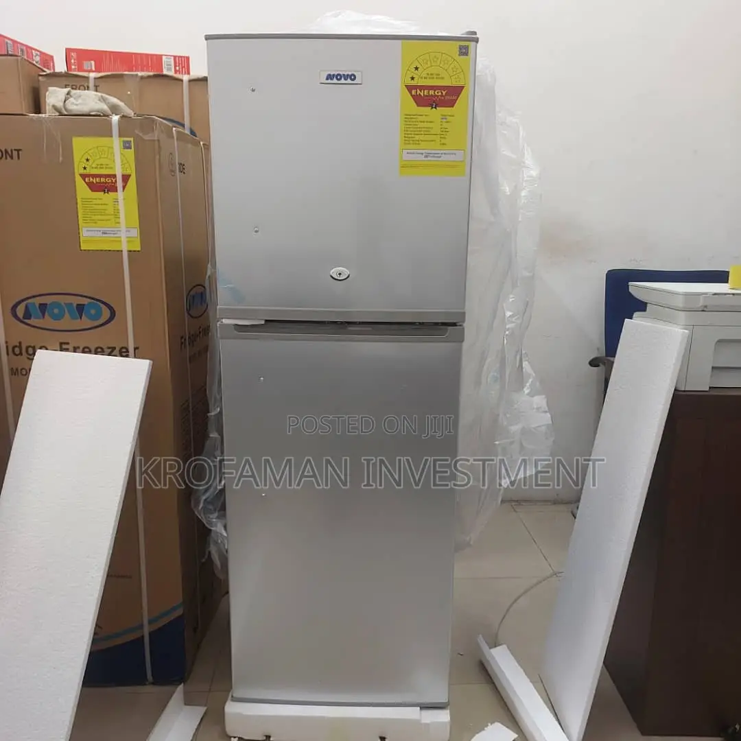 Novo Nv-145rf Double Door Top Freezer Fridge