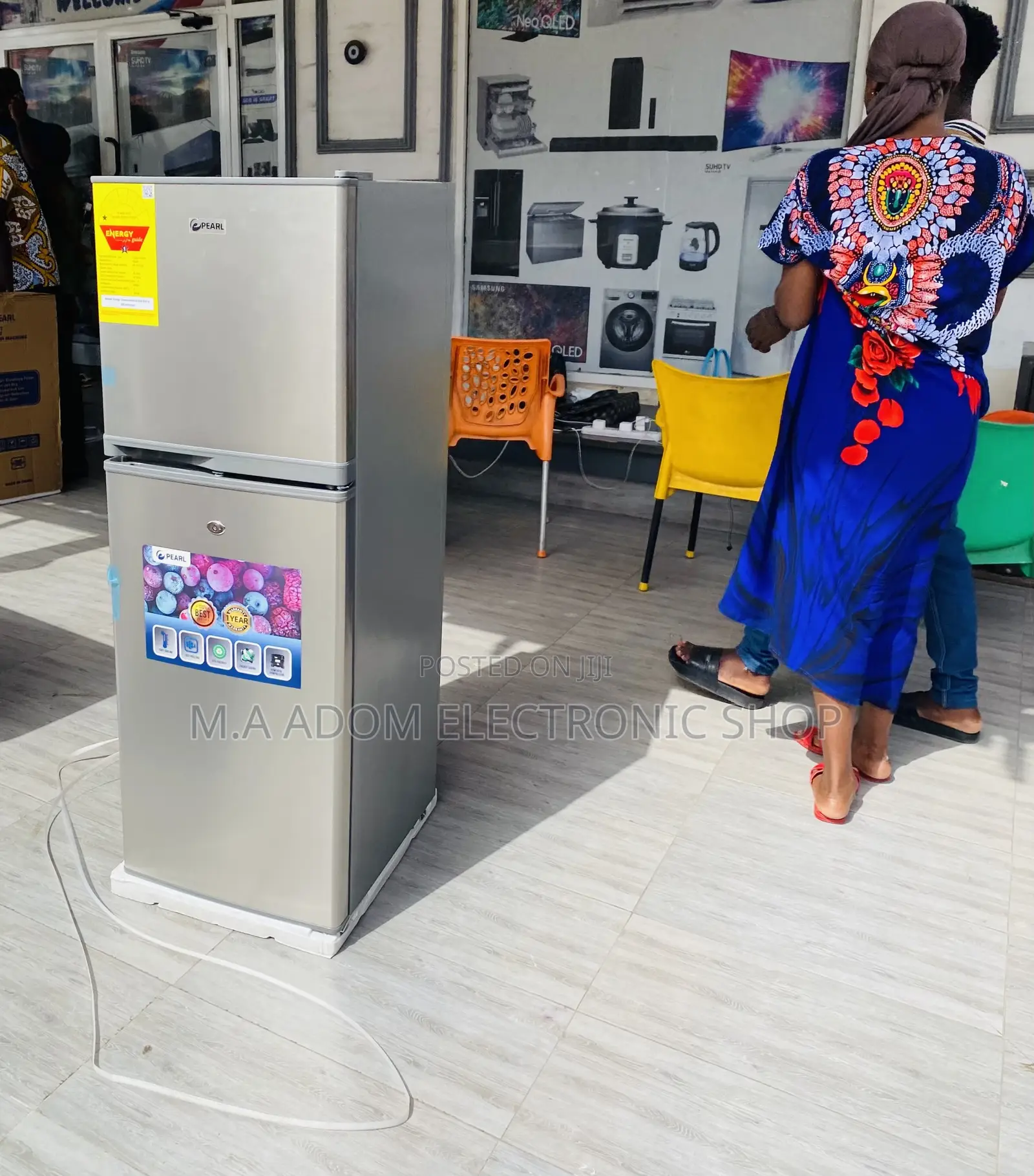 Extremely Cooling Pearl Pf-172-2b 2 Door Electric Fridge.