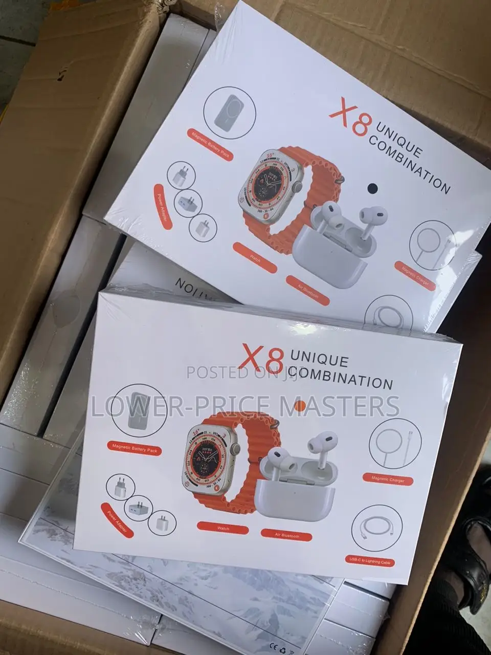 X8 Unique Combination (Smartwatch + Powerbank)