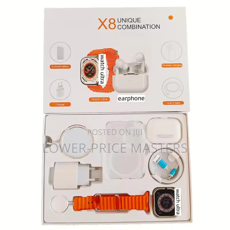 X8 Unique Combination (Smartwatch + Powerbank)