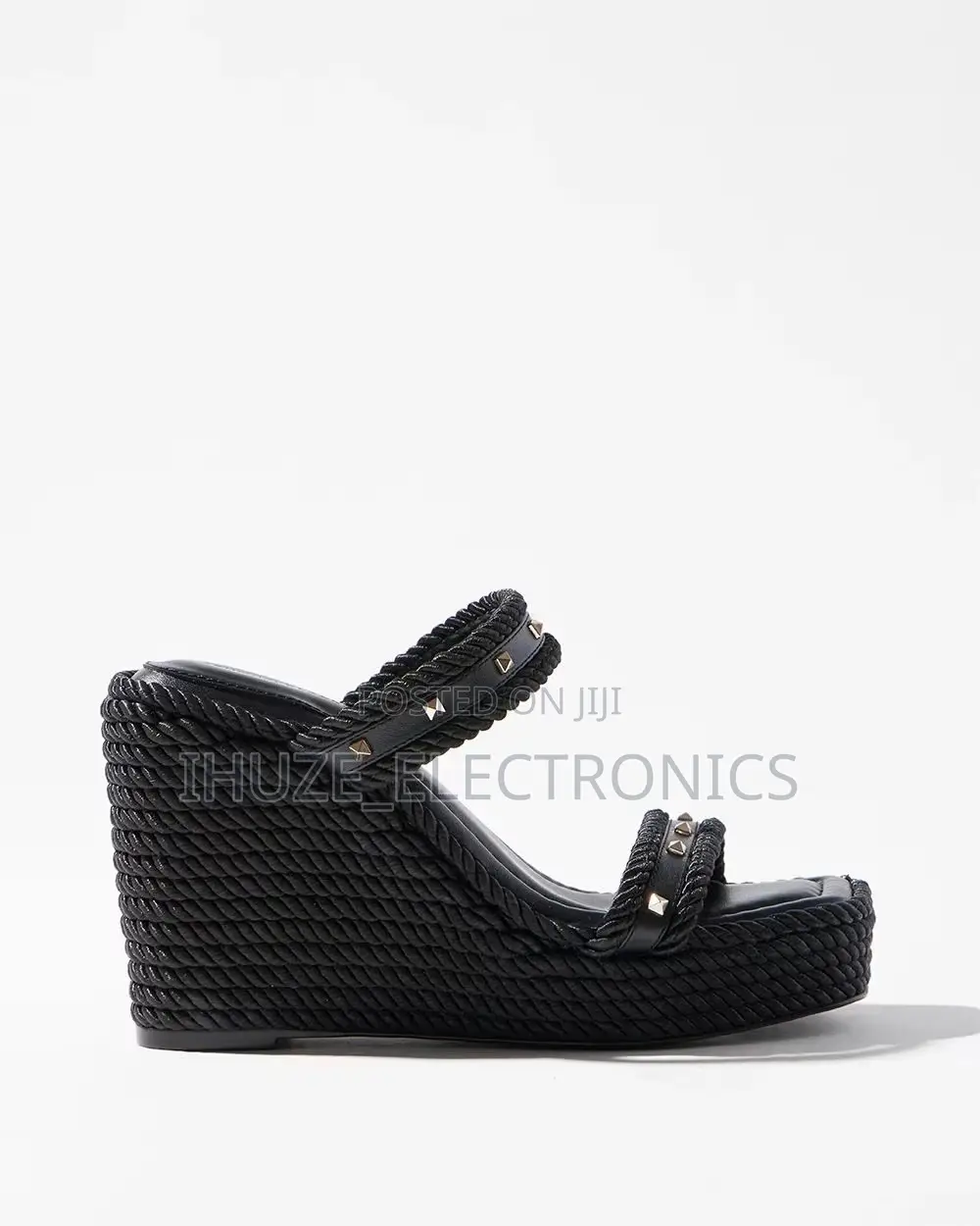 Studded Rope Wedge (Size 8)