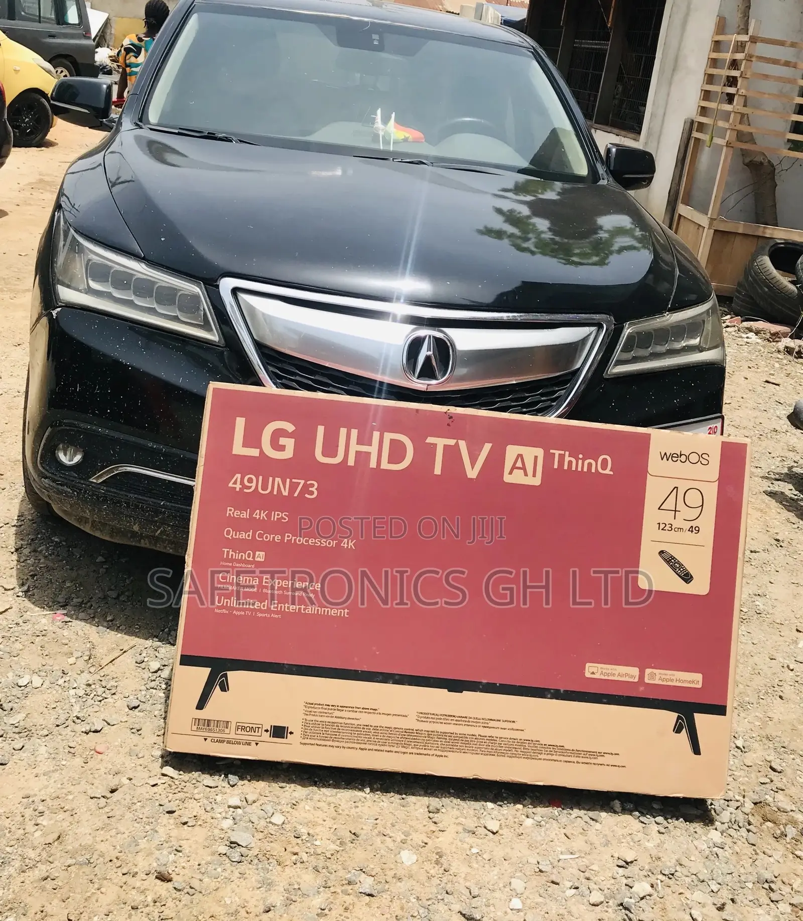  Black Electric Smart UHD LG 49 Inches Glossy Led Tv