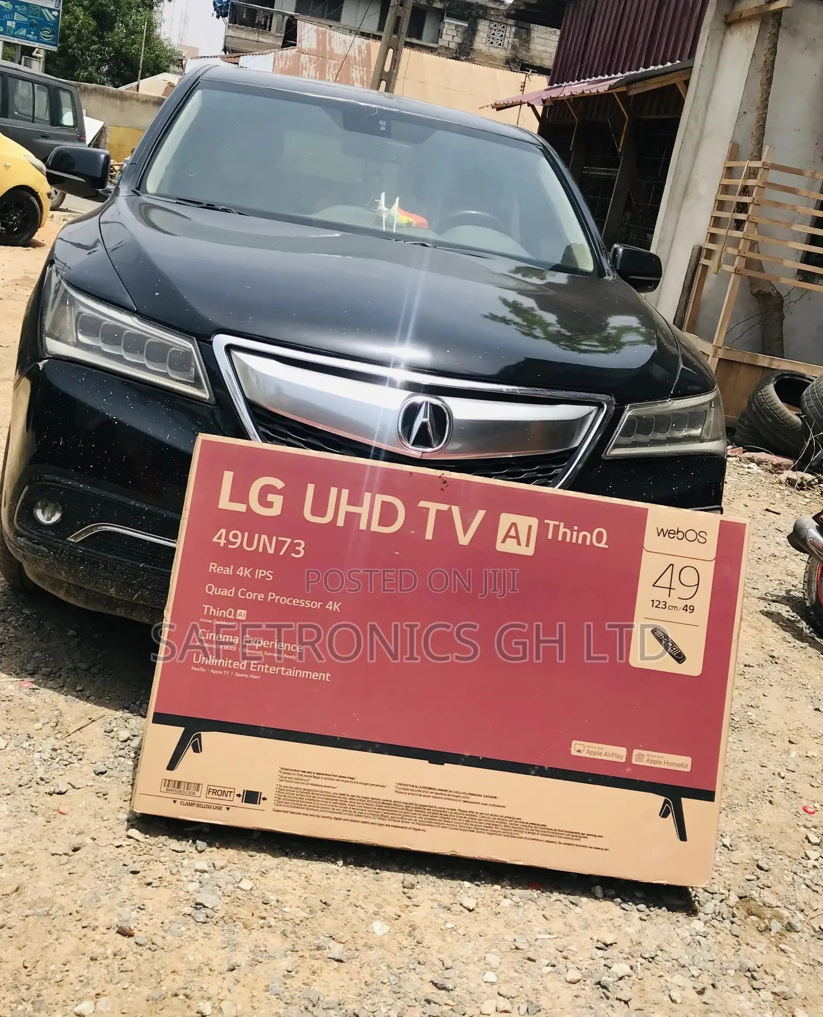  Black Electric Smart UHD LG 49 Inches Glossy Led Tv