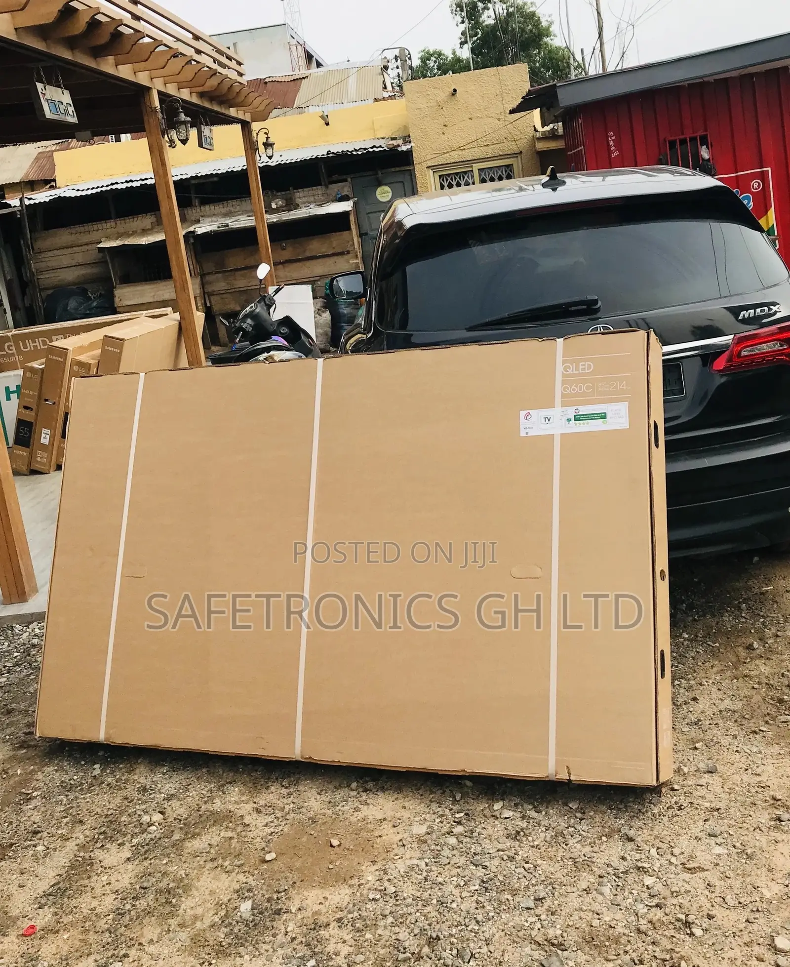 Q60C Black Smart Electric Samsung Qled Glossy Tv