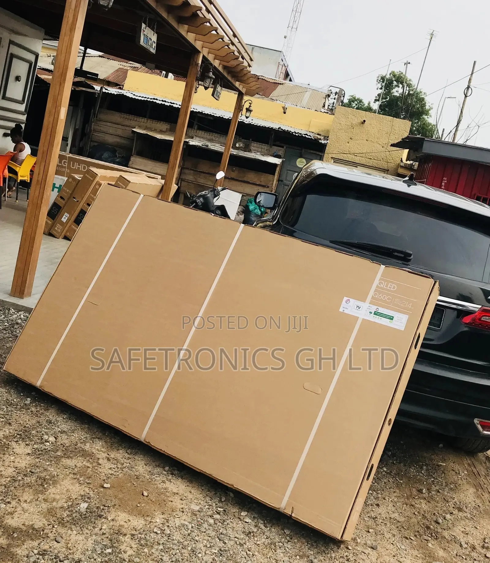 Samsung Black Electric Smart 85 Inches Glossy Qled Tv