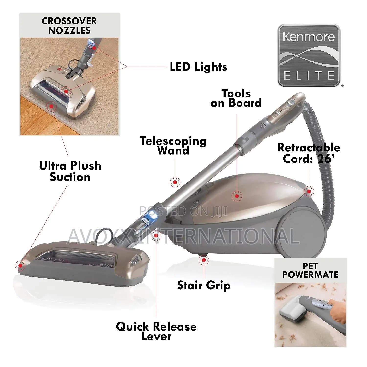 Kenmore Elite 81714 Ultra Plush Canister Vacuum