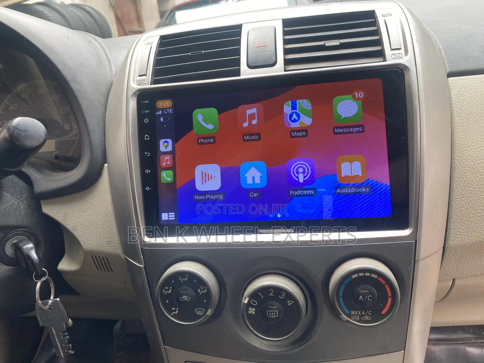 Toyota Corolla 2008-13 Apple Carplay Android Screen