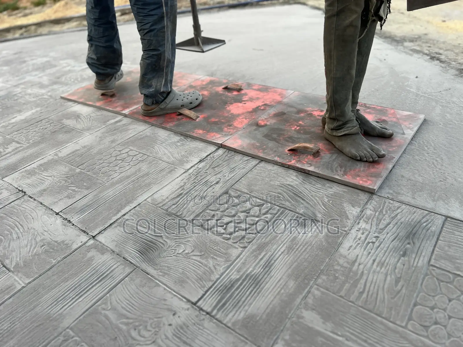 Jet Black Wood Plank