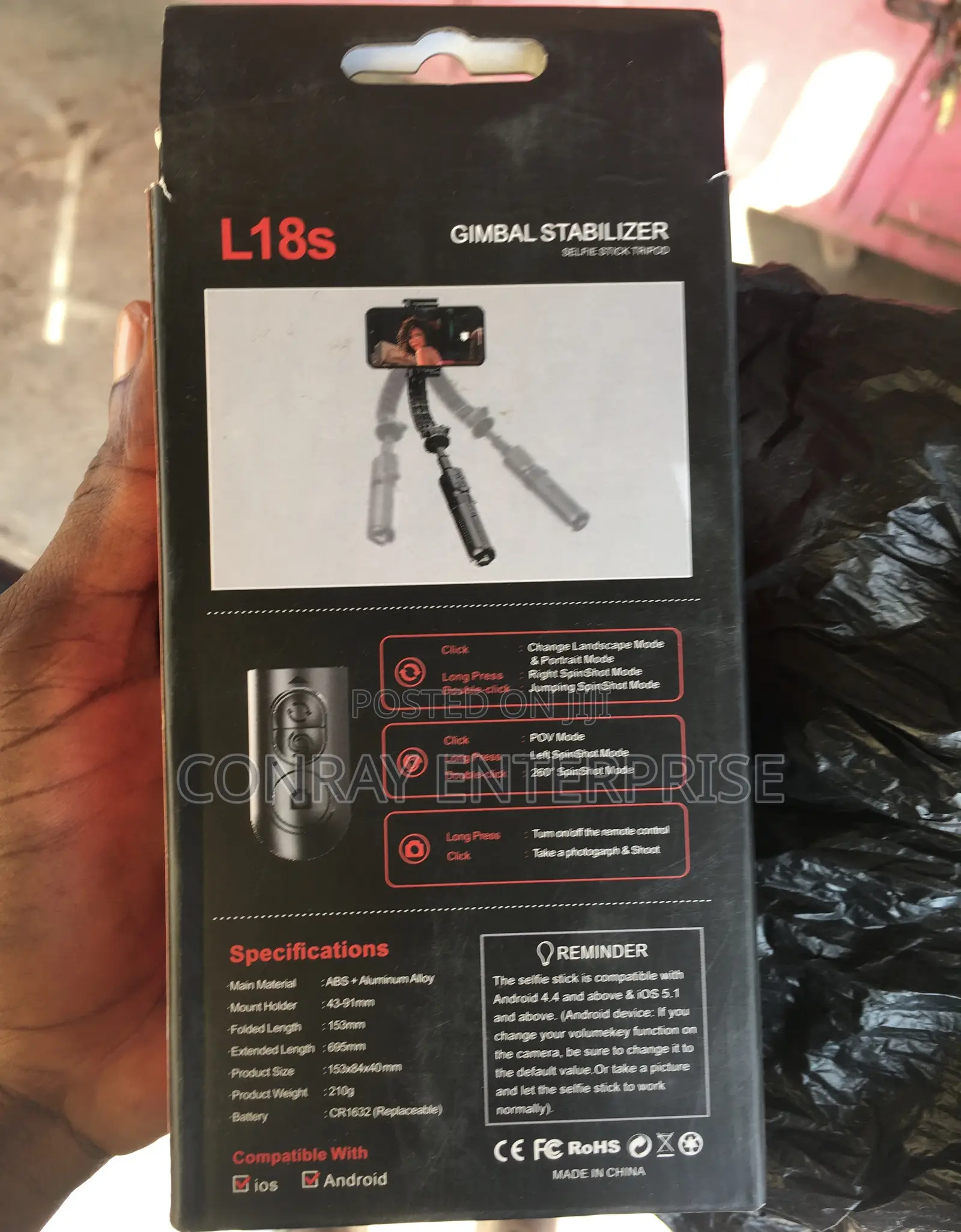 Gimbal Stabilizer L18s Fill Light