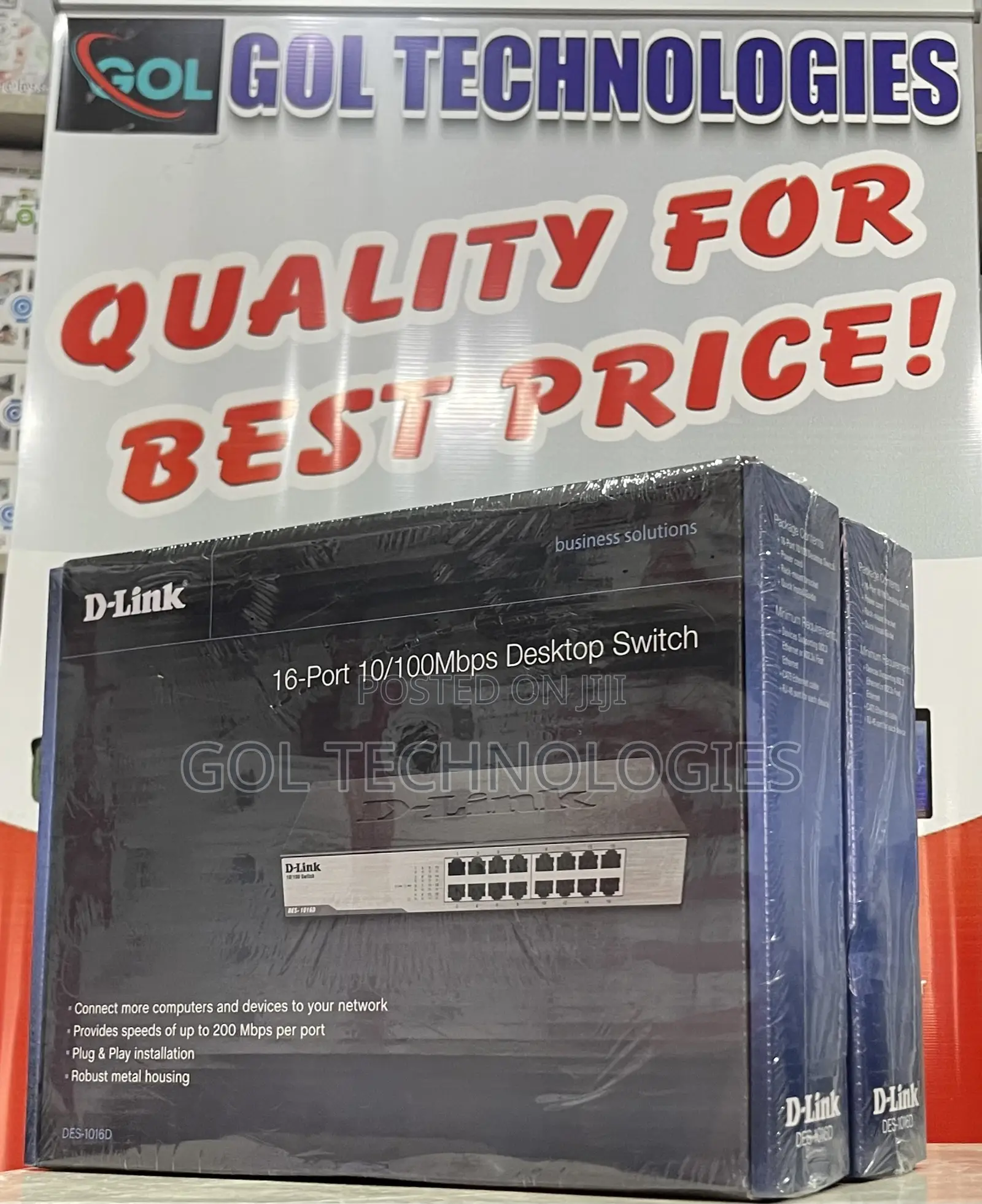 16port Dlink Unmanaged Switch