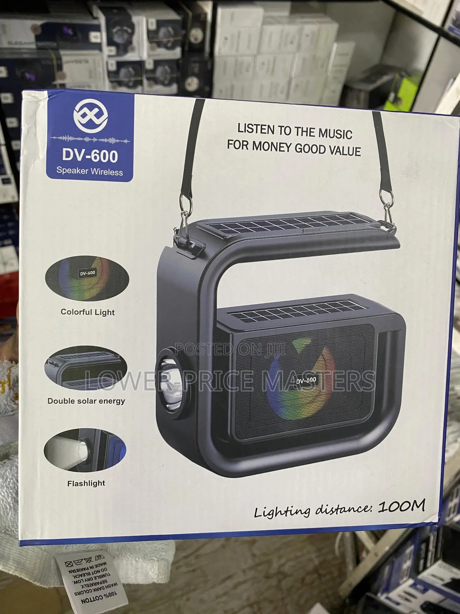DV-600 Portable Wireless Bluetooth Speaker