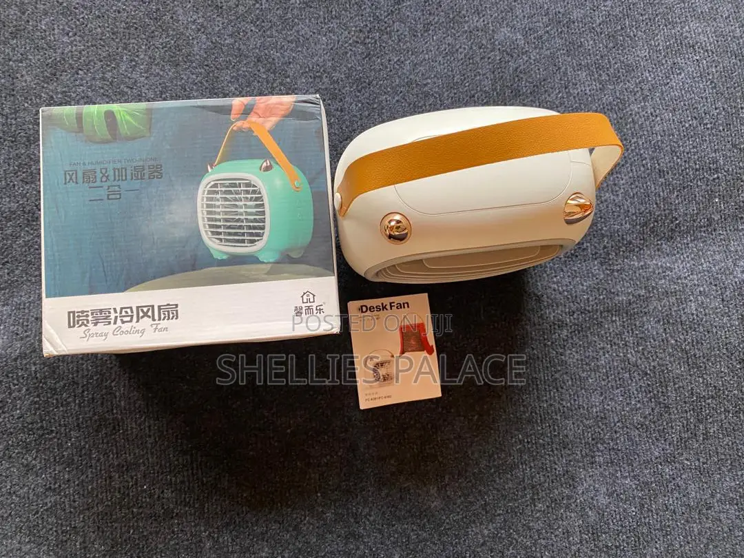 Portable Desktop Plus Water Spray Cold Air Fan Multifunction