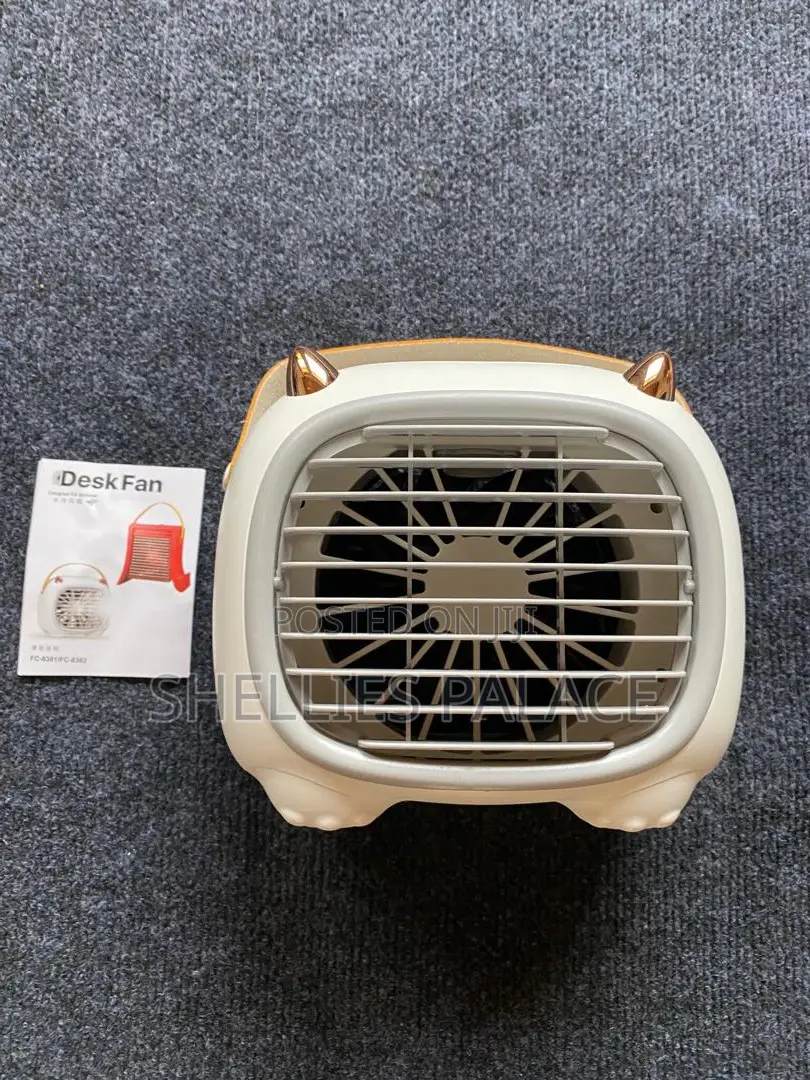 Portable Desktop Plus Water Spray Cold Air Fan Multifunction