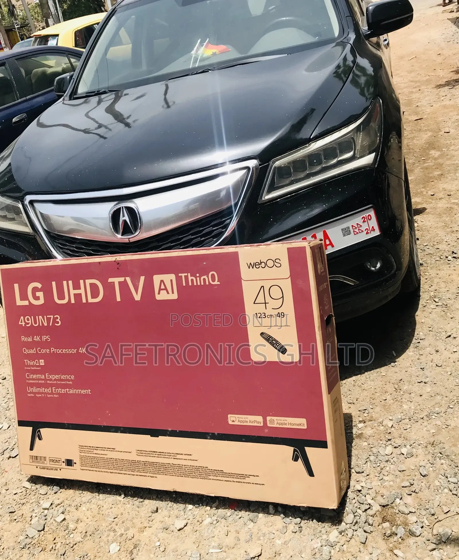 49 Inches Black Glossy Electric LG UN73 Led Smart Tv