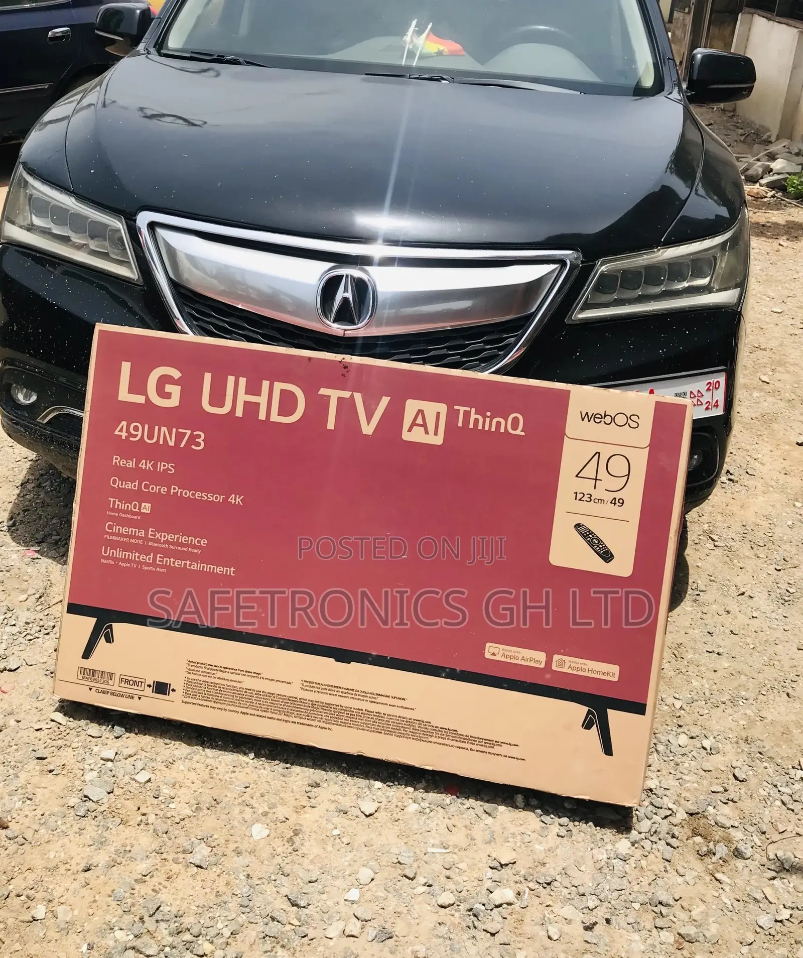 49 Inches Black Glossy Electric LG UN73 Led Smart Tv