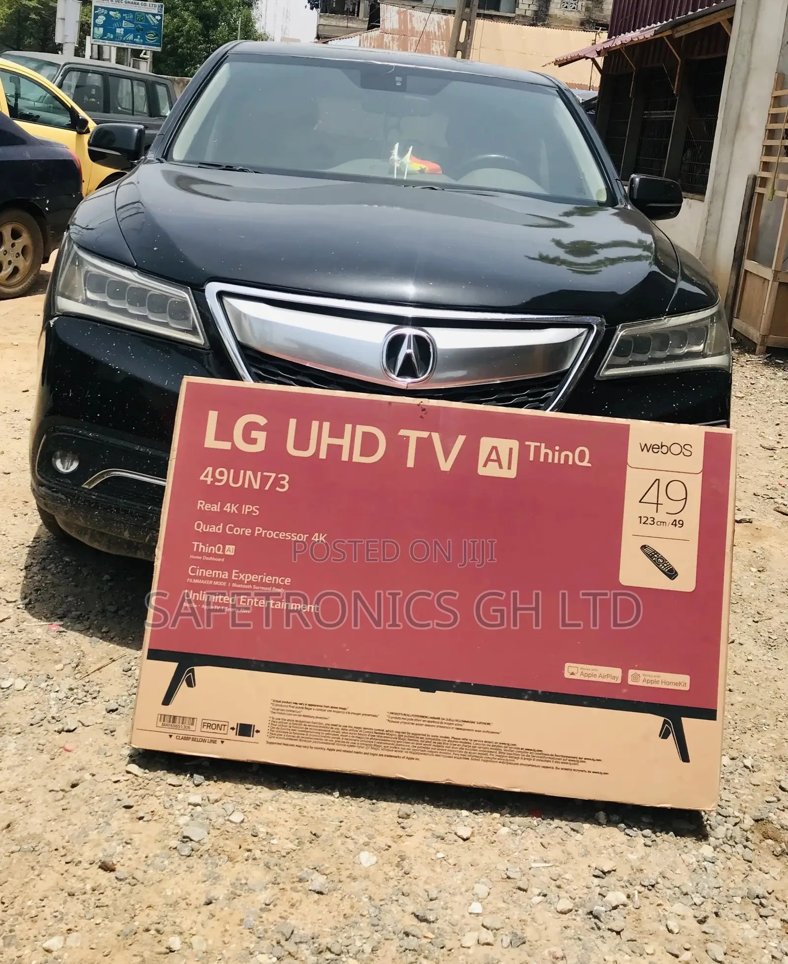 Smart Glossy Led 49 Inches LG UN73 Electric Black Tv