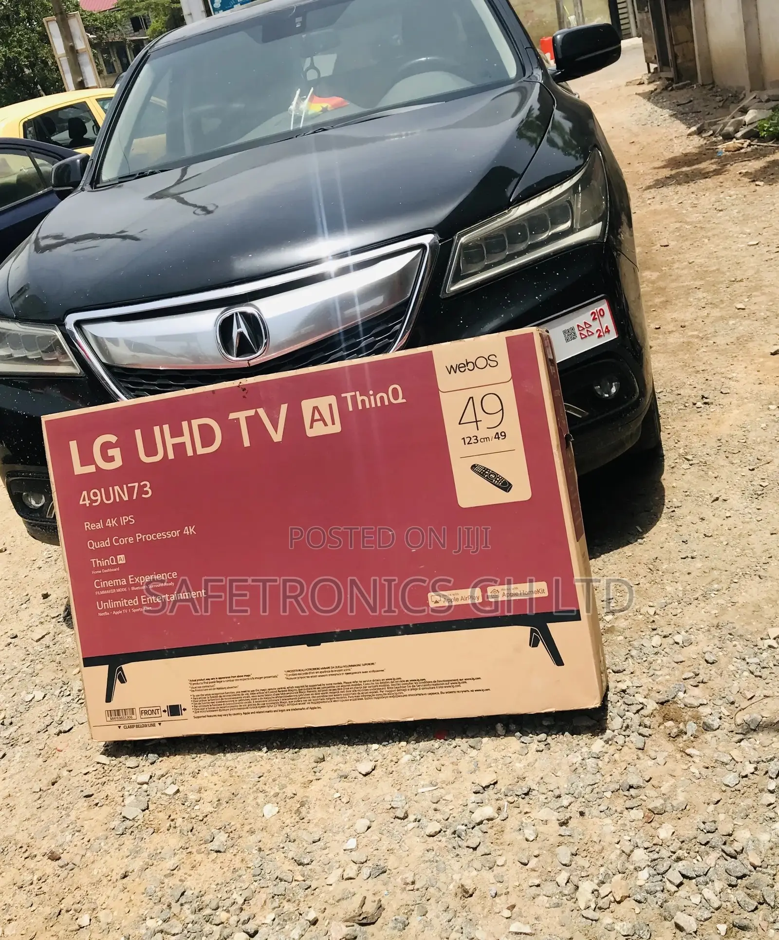 Smart Glossy Led 49 Inches LG UN73 Electric Black Tv