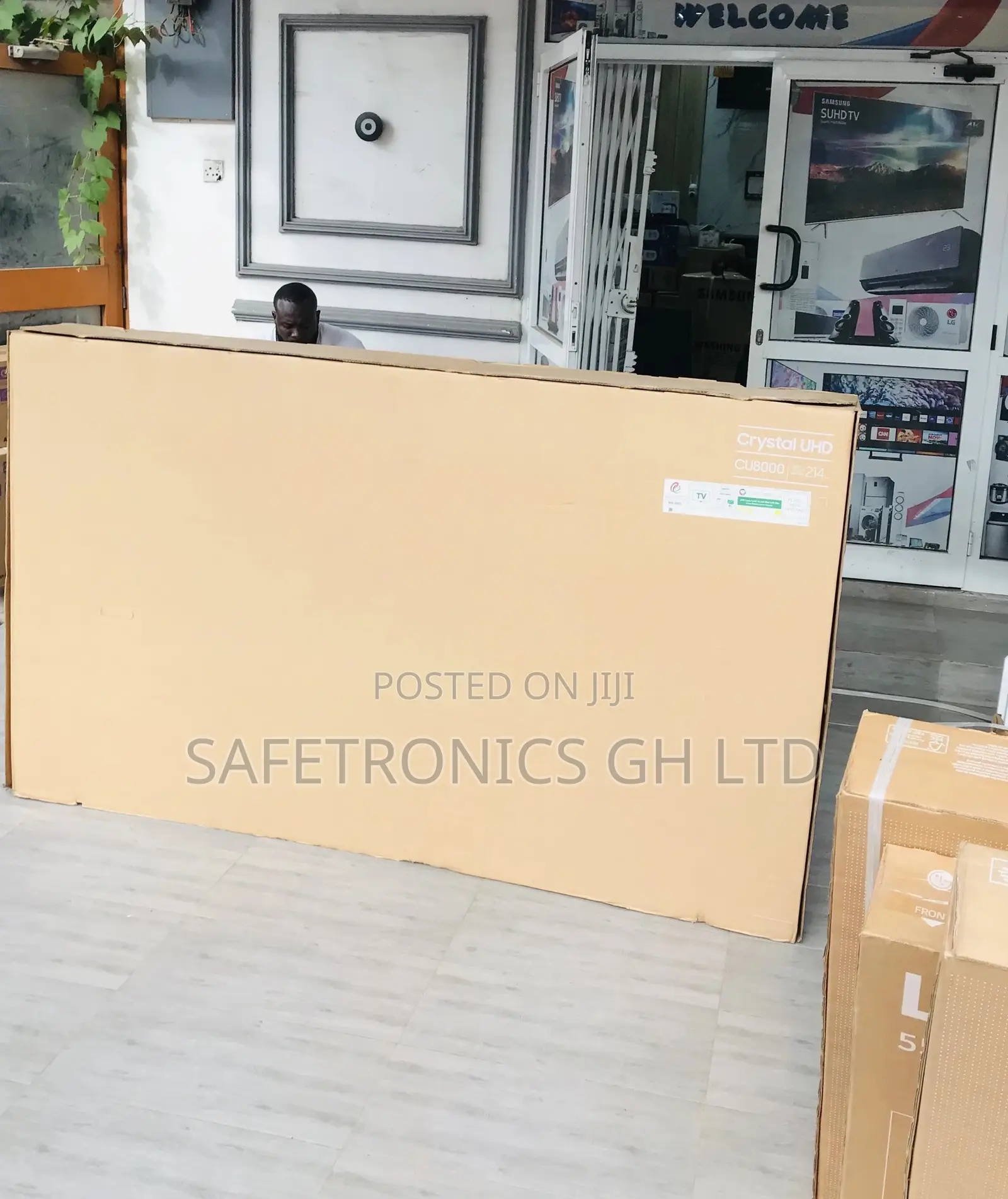 Led Smart Electric Samsung Cu80 75 Inches Glossy Tv