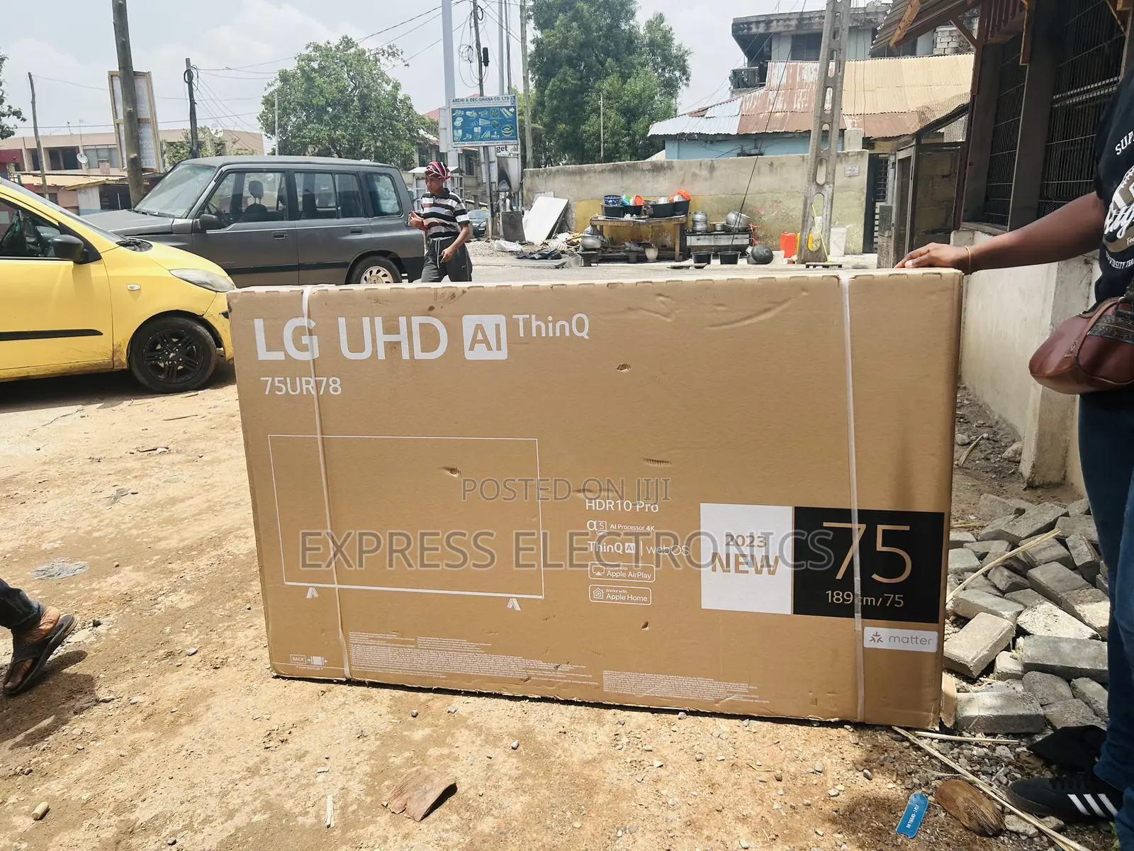 Neatly Sealed LG UHD Smart 75”UR78