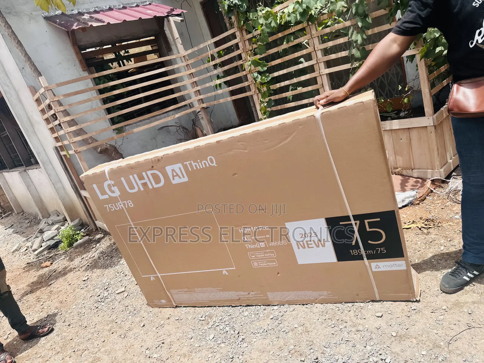 Neatly Sealed LG UHD Smart 75”UR78