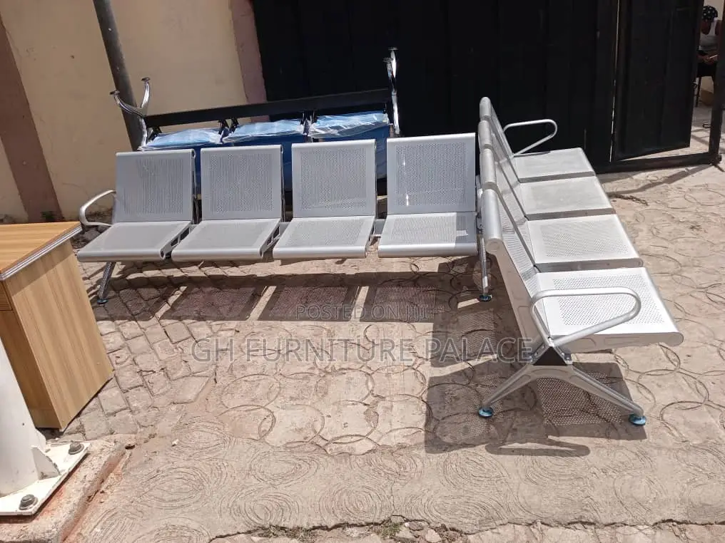 Four In One Metallic Waiting Chair