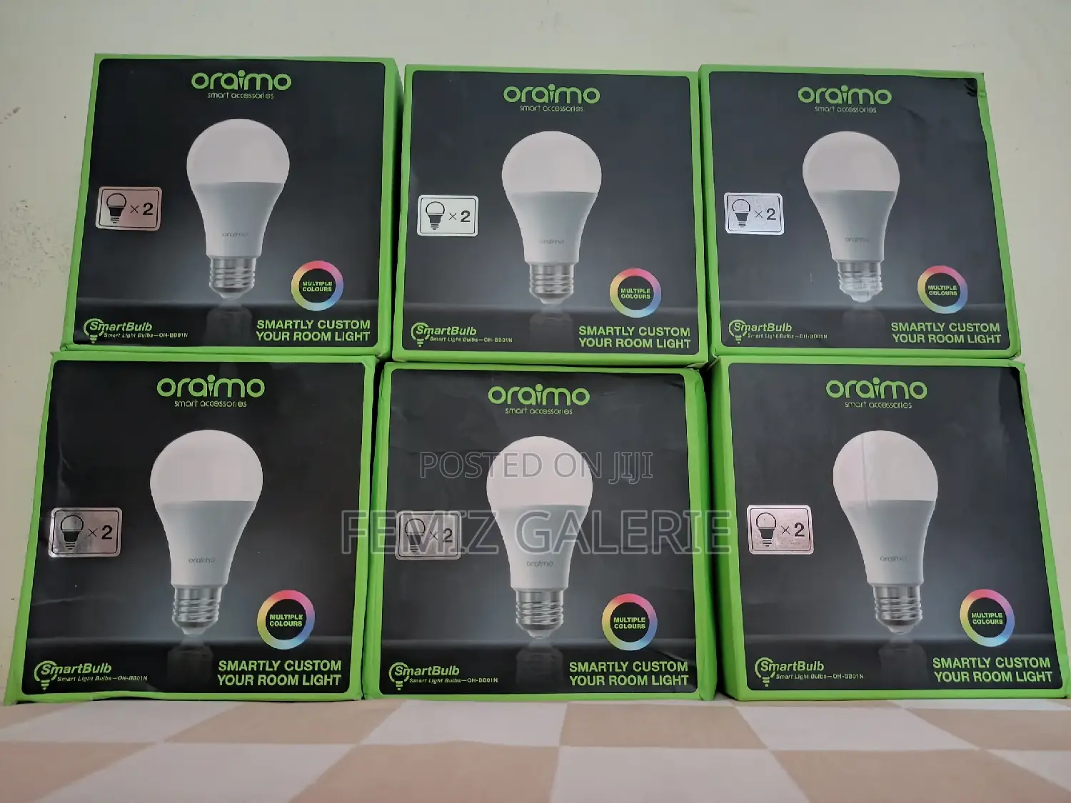 Oraimo Smart Bulbs With RGB Light With App Control