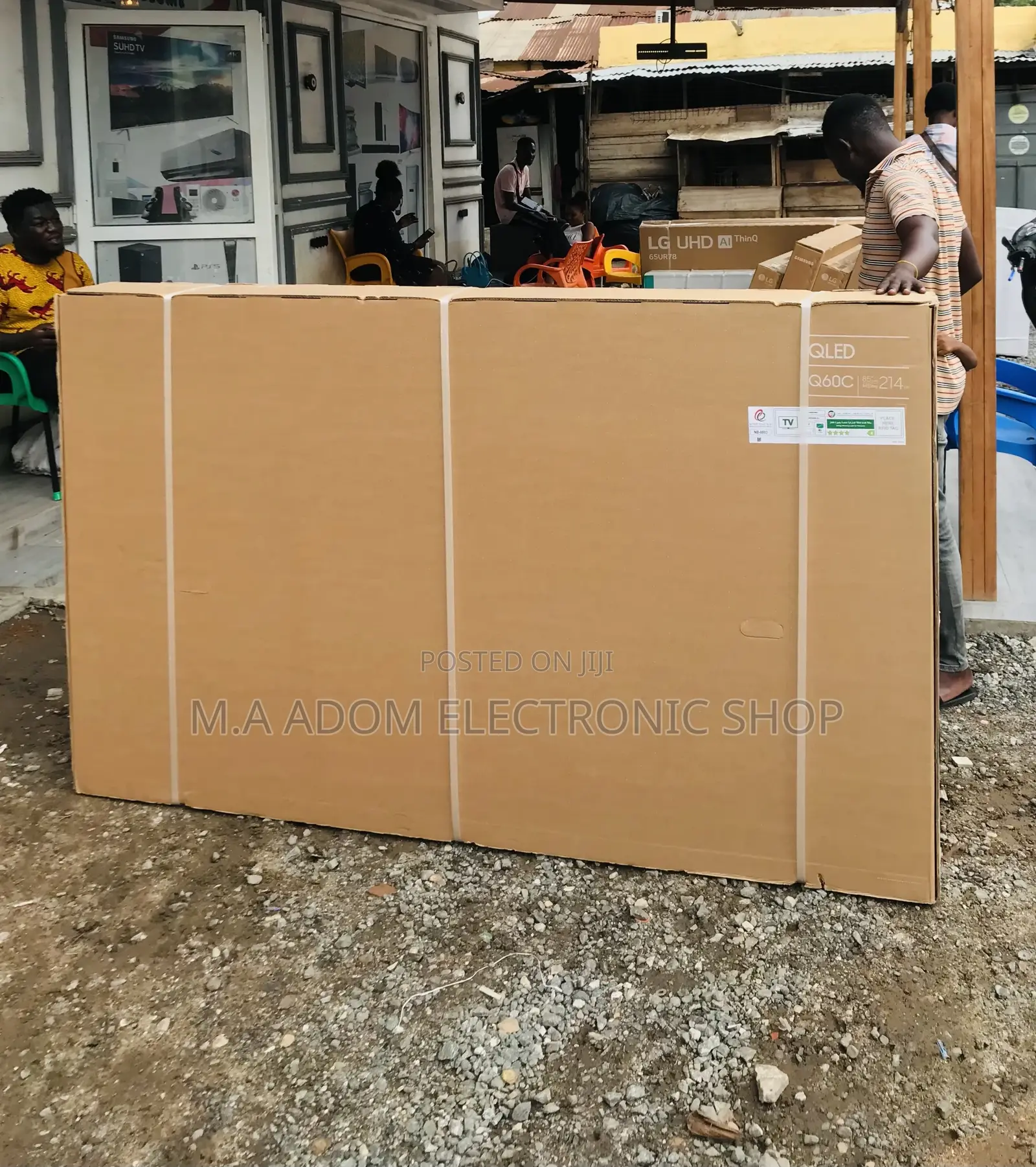 Newly in Stock Samsung 85q60 85 Inch Smart Qled Tv.