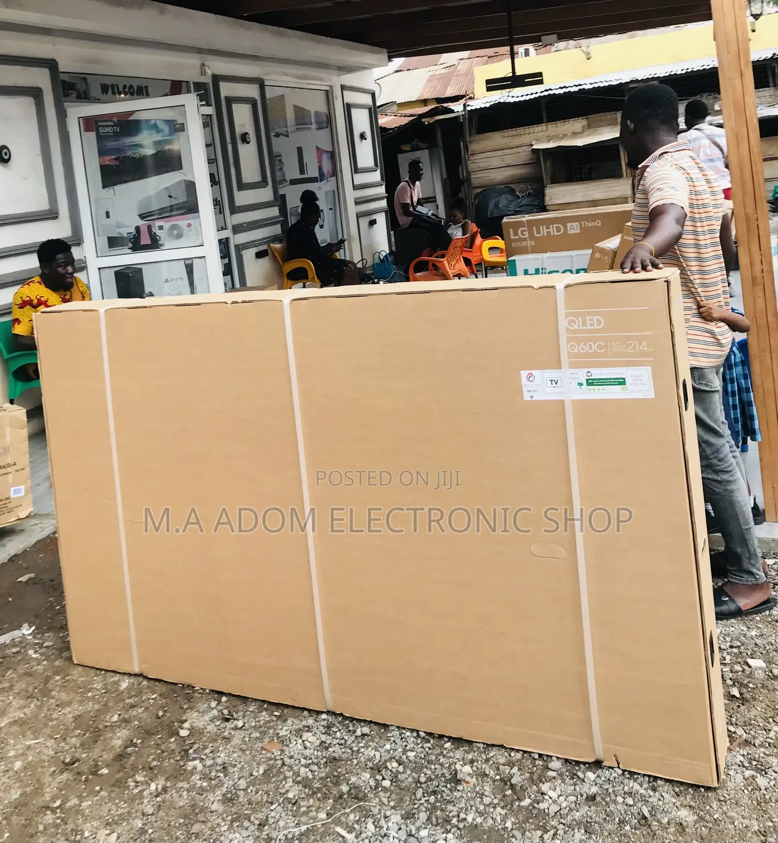 Fresh in Box Samsung 85q60 85 Inch Smart Qled Tv.