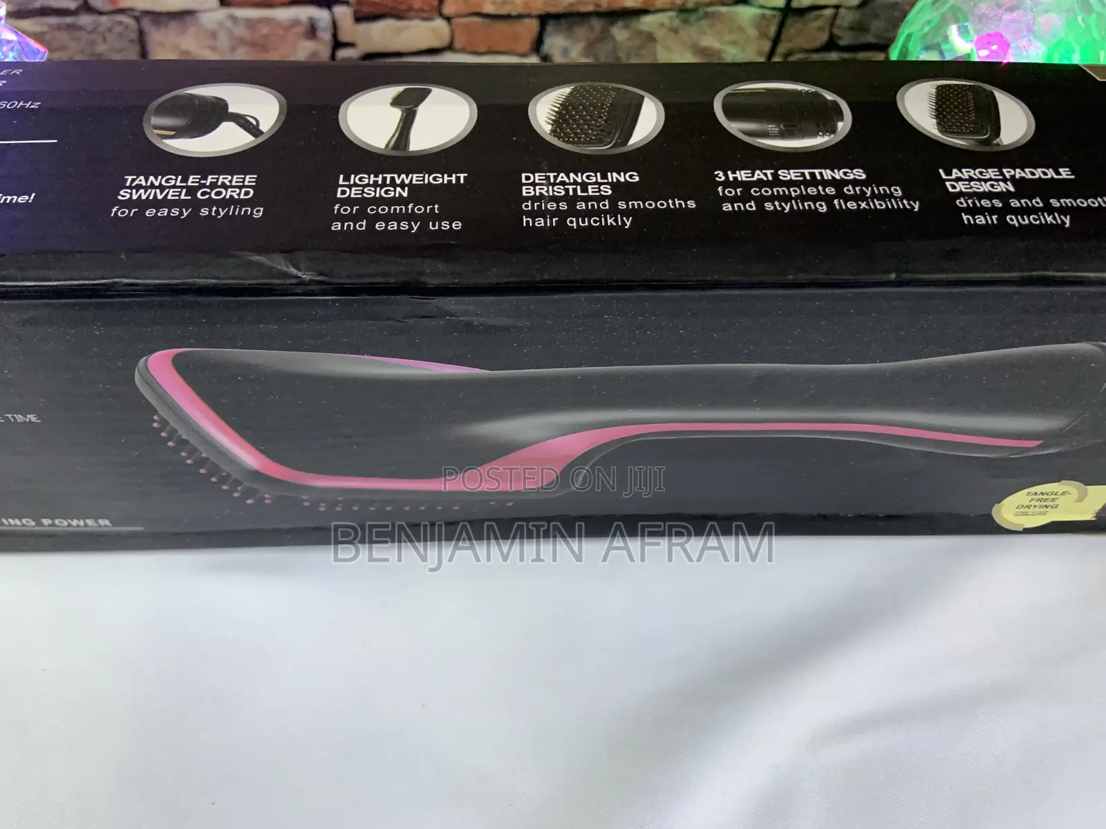 Hair Dryer With Brush