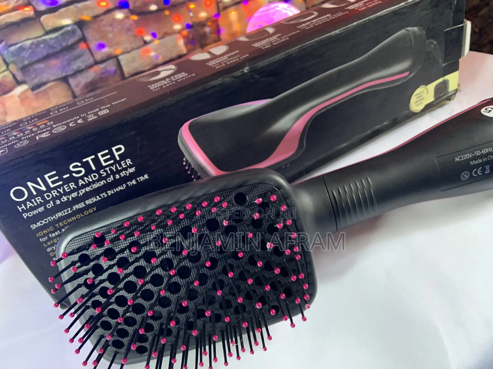 Hair Dryer With Brush