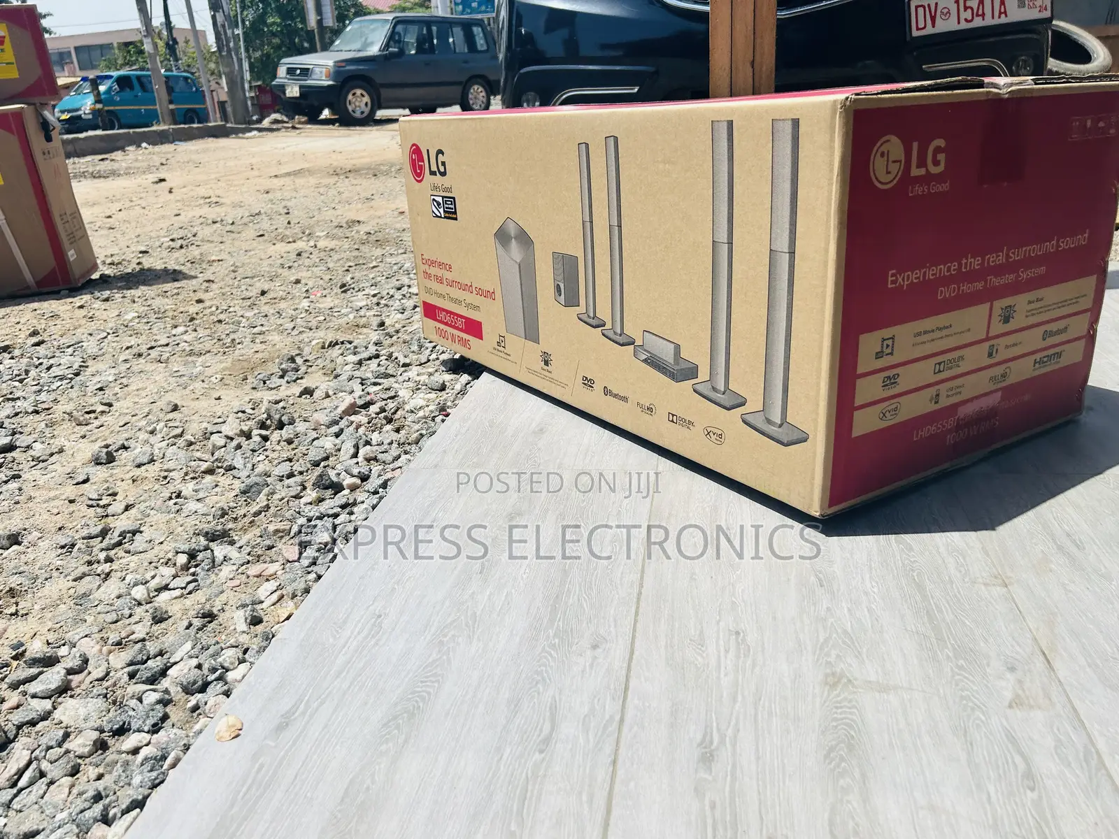 Authentic Sleek Black Home Theater Lg LHD 655
