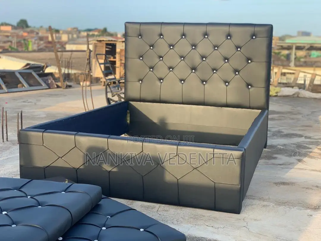 Leather Double Bed Frame