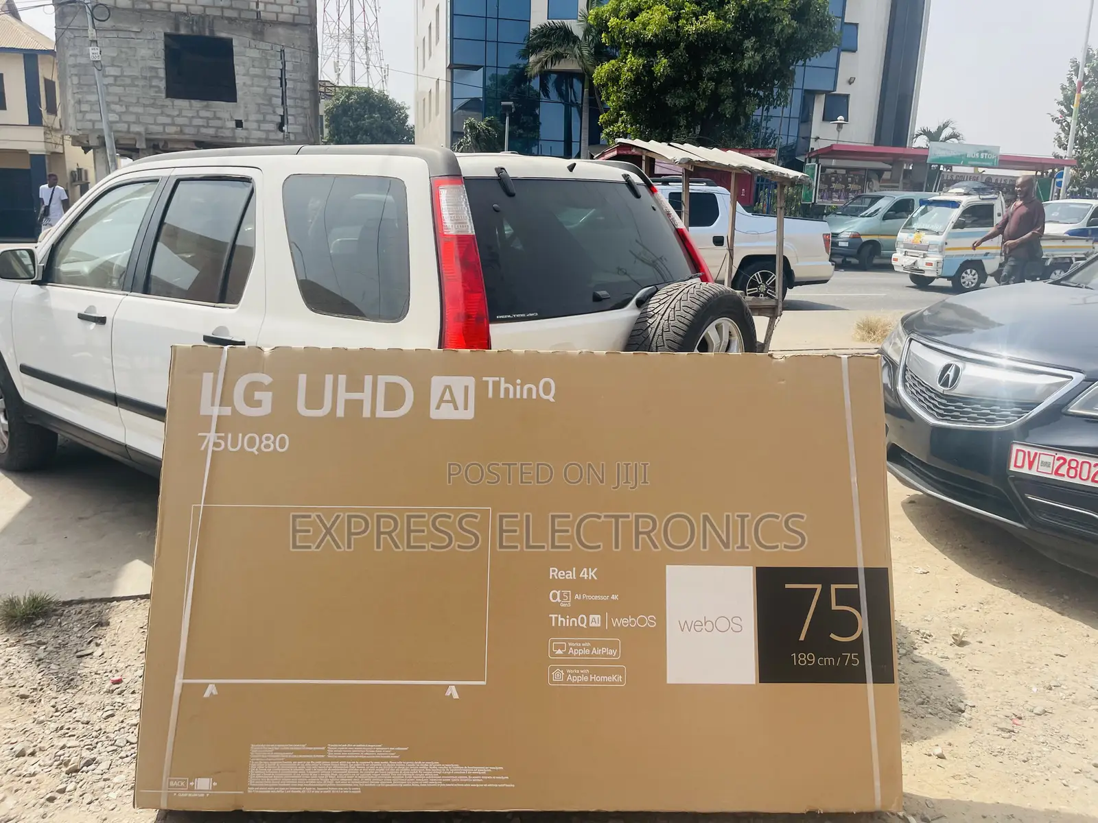 Glossy Sleek Slim UHD Smart LG 75”UR78