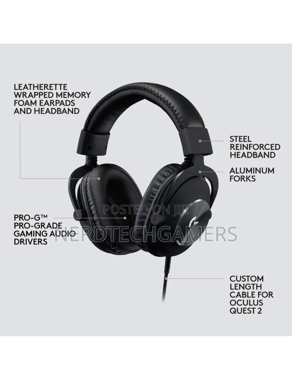 Logitech G PRO Gaming Headset for Oculus Quest 2 -