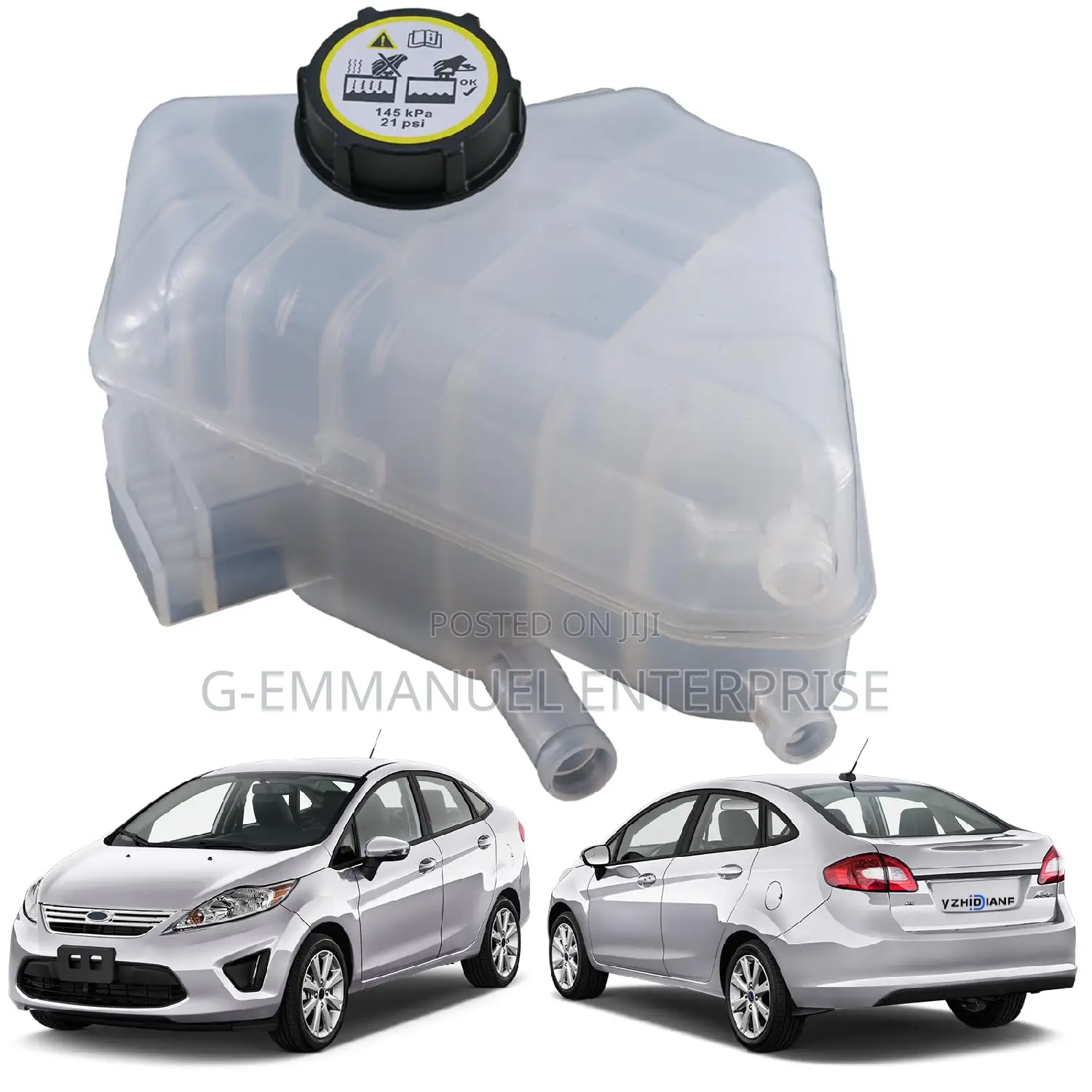 FORD Fiesta 2015 Coolant Reserve Tank. Original.