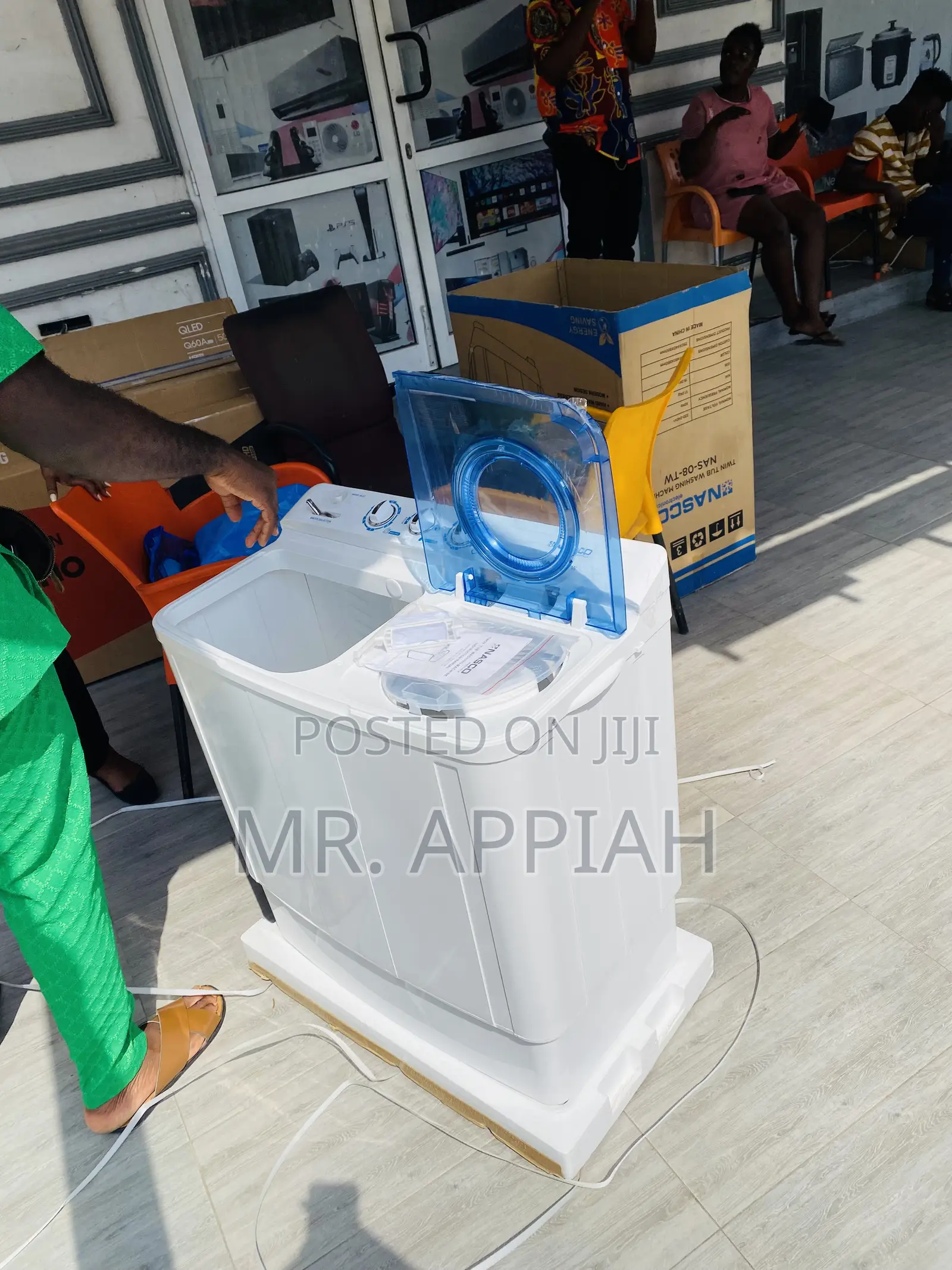 Durable Nasco Top Load Electric Washing Machine(8kg).
