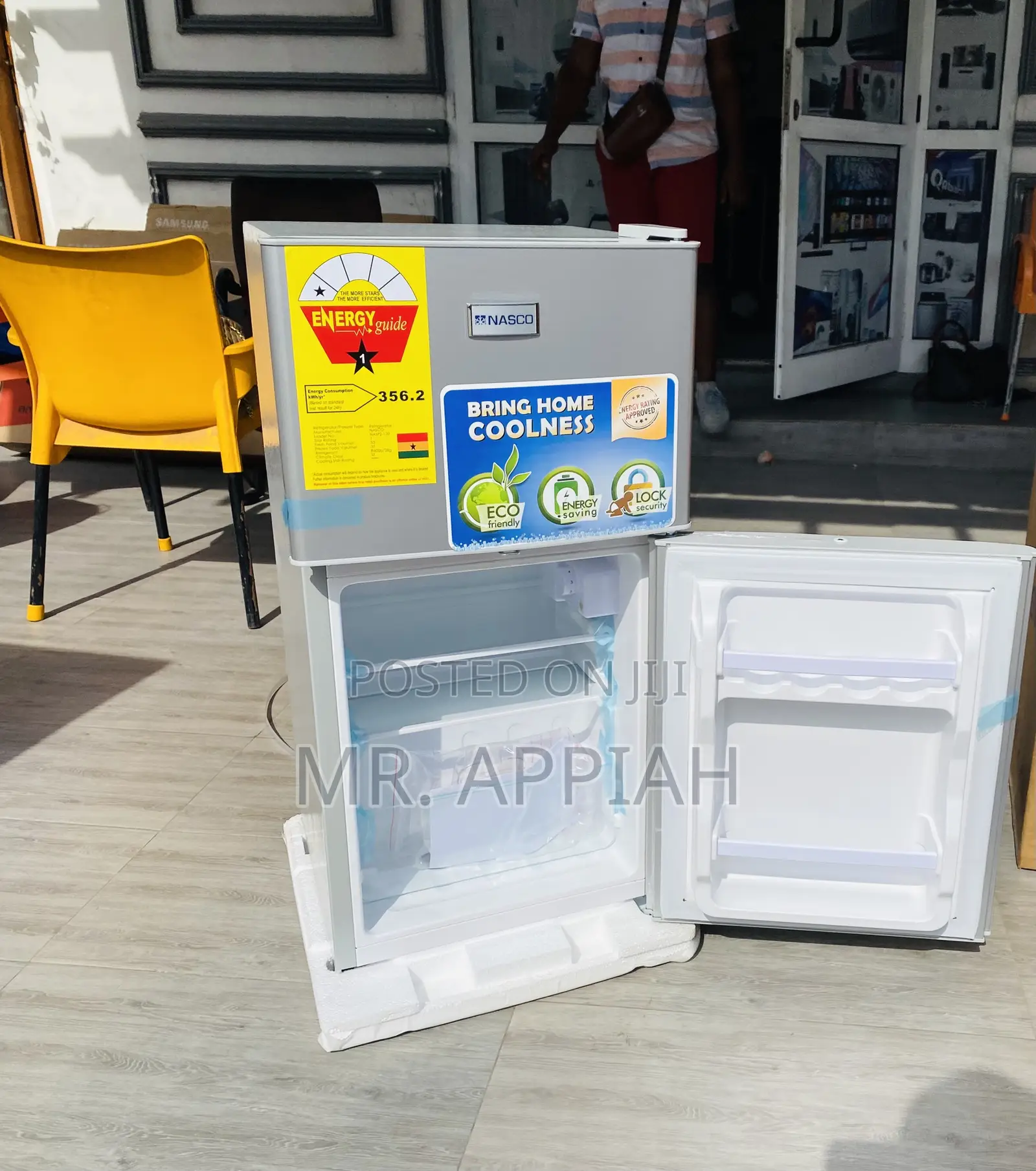 Highly Recommended Nasco 2 Door Table Top Fridge.