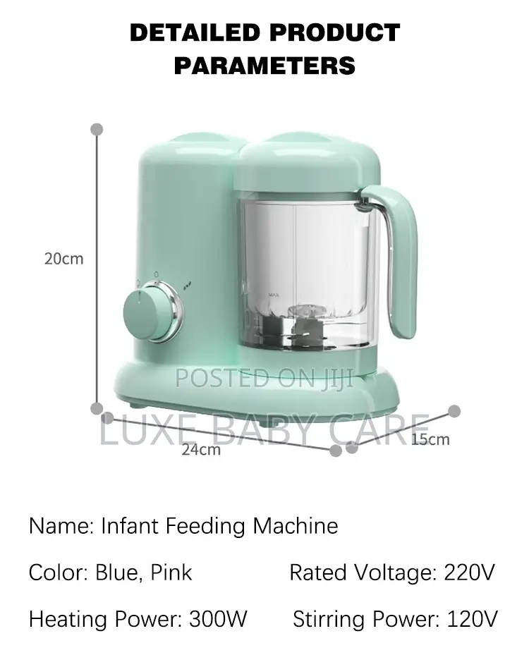 Baby Food Maker, Can Steam, Blend and Warm Meals Machine.